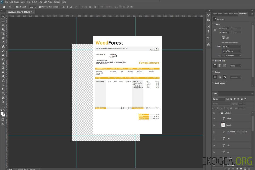 modèle de fiche de paie de la société du bois aux formats Word et PDF template modèle de fiche de paie de la société du bois aux formats Word et PDF template